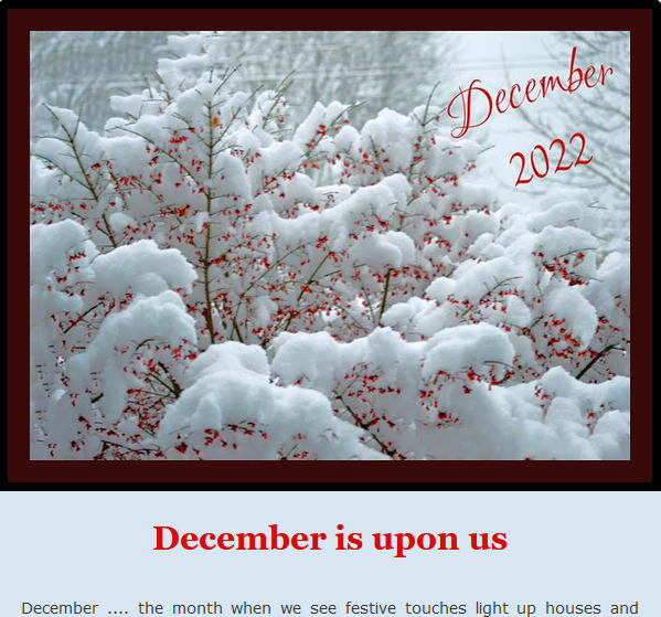 Humanist Canada Newsletter - 2022-December