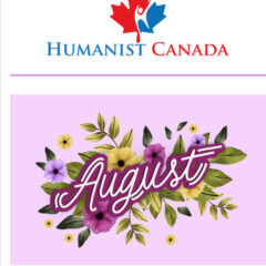Humanist Canada Newsletter - August 2022