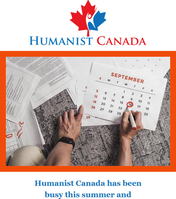 Humanist Canada Newsletter - September-2022